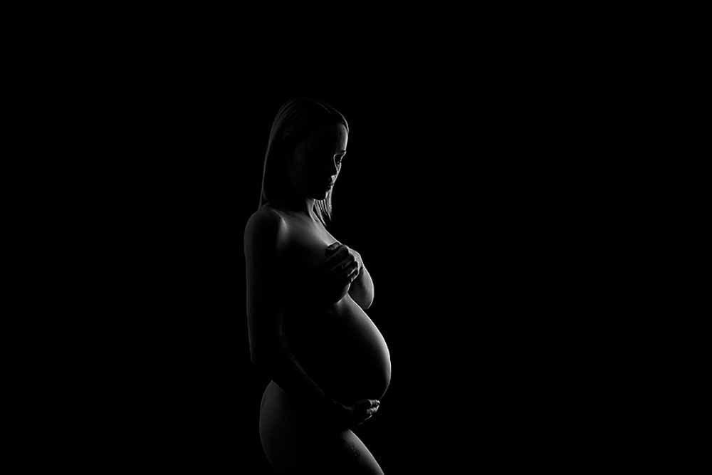 gravid foto Auning